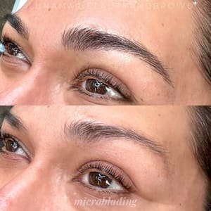 Eyebrow Tattoo result by LUNAMAR Beauty & Brows in Rancho Cucamonga, CA