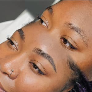 Eyebrow Tattoo result by Lunar Beauty Lounge (at New Phases Cosmetics) in Newark, OH