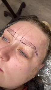 Eyebrow Tattoo result by Lunar Esthetics Co in Lima, OH