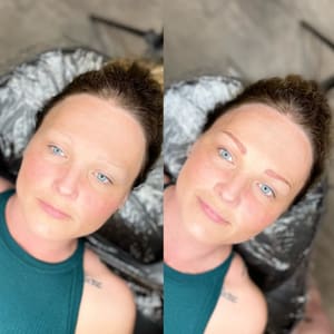 Eyebrow Tattoo result by Lunar Esthetics Co in Lima, OH