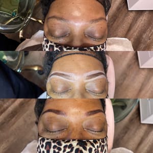 Eyebrow Tattoo result by Luscious Mane Beauty Lounge in Burlington, NC