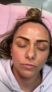 Eyebrow Tattoo result by Lush Beautè Haus in Patchogue, NY