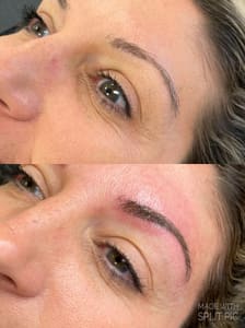 Eyebrow Tattoo result by Lush Beauty Lounge in St James, NY
