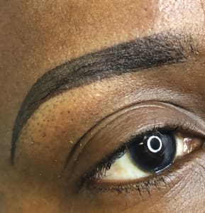 Eyebrow Tattoo result by Lush Eye Bar in Alameda, CA