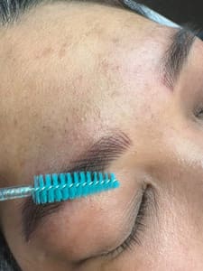 Eyebrow Tattoo result by Lush Lash Queen Studio in Bristol, CT
