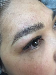 Eyebrow Tattoo result by Lush Lash Queen Studio in Bristol, CT