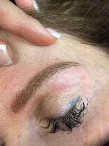 Eyebrow Tattoo result by Lush Lash Queen Studio in Bristol, CT