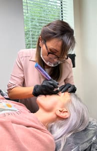 Eyebrow Tattoo result by LushBrows by Kinuka in Conroe, TX