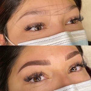 Eyebrow Tattoo result by Lusso Aesthetic in Ennis, TX
