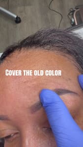 Eyebrow Tattoo result by Luv Lashes N Brows in Katy, TX