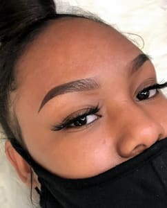 Eyebrow Tattoo result by Luvly Esthetics and Permanent Makeup in Kent, WA
