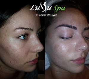Eyebrow Tattoo result by Luvu Spa & Brow Design in Park Ridge, IL