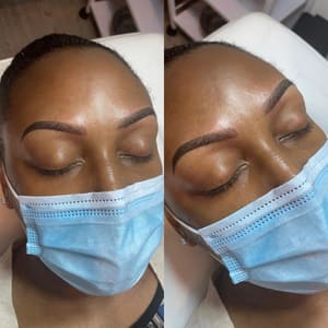 Eyebrow Tattoo result by Lux beauty by Steph in Flushing, NY