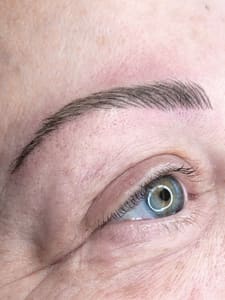 Eyebrow Tattoo result by Lux Beauty KC in Leawood, KS