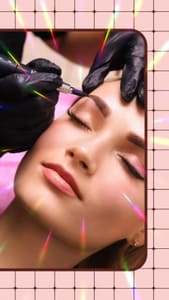 Eyebrow Tattoo result by Lux Brows Threading and Permanent Makeup Spa in Spring, TX