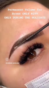 Eyebrow Tattoo result by Lux Brows Threading and Permanent Makeup Spa in Spring, TX