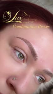 Eyebrow Tattoo result by Lux Cosmetic Ink in Omaha, NE