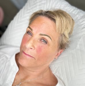 Eyebrow Tattoo result by Lux De Beauty in Oak Ridge, NC
