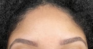 Eyebrow Tattoo result by Lux Lash Lounge in Brooklyn, NY