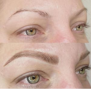 Eyebrow Tattoo result by Lux Lash Salon in New Freedom, PA