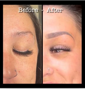 Eyebrow Tattoo result by Lux Lips & Brows LLC in Midland, TX
