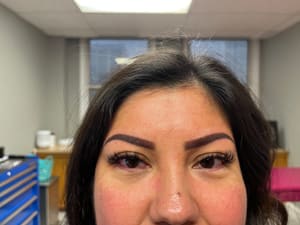 Eyebrow Tattoo result by Lux Lips & Brows LLC in Midland, TX