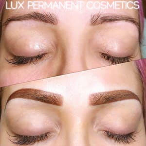 Eyebrow Tattoo result by Lux Permanent Cosmetics in East Longmeadow, MA