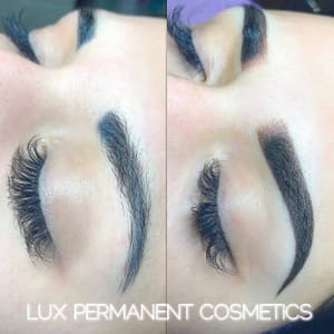 Eyebrow Tattoo result by Lux Permanent Cosmetics in East Longmeadow, MA