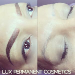 Eyebrow Tattoo result by Lux Permanent Cosmetics in East Longmeadow, MA