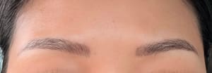 Eyebrow Tattoo result by Luxe Aesthetic Lab in East Meadow, NY