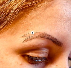 Eyebrow Tattoo result by Luxe Artistry (Permanent Makeup Studio) in Mansfield, TX