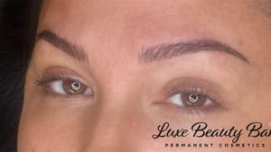 Eyebrow Tattoo result by Luxe Beauty Bar Permanent Cosmetics in Valdosta, GA
