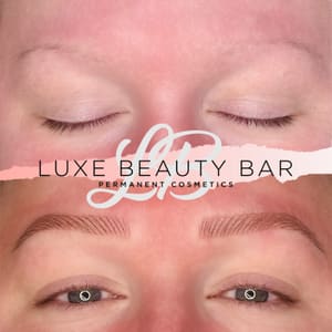 Eyebrow Tattoo result by Luxe Beauty Bar Permanent Cosmetics in Valdosta, GA