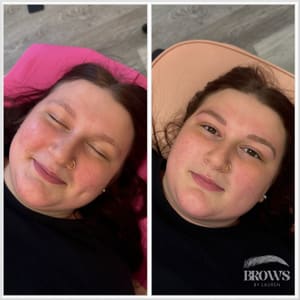 Eyebrow Tattoo result by Luxe Beauty by Lauren in Buffalo, NY