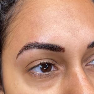 Eyebrow Tattoo result by Luxe Beauty Collective in Apopka, FL