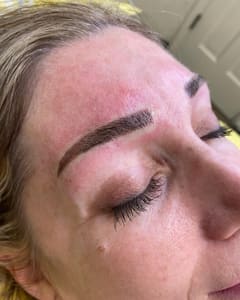 Eyebrow Tattoo result by Luxe Beauty Collective in Apopka, FL
