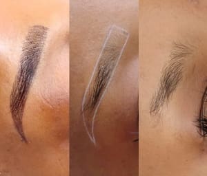 Eyebrow Tattoo result by Luxe Beauty in San Diego, CA