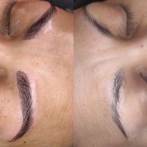 Eyebrow Tattoo result by Luxe Beauty in San Diego, CA