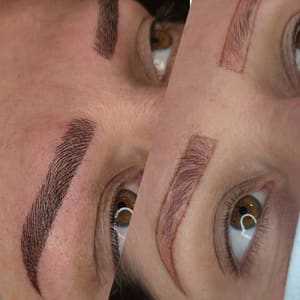 Eyebrow Tattoo result by Luxe Beauty in San Diego, CA
