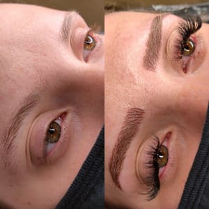 Eyebrow Tattoo result by Luxe Beauty in San Diego, CA