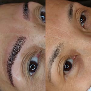 Eyebrow Tattoo result by Luxe Beauty in San Diego, CA