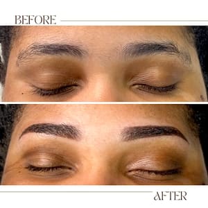 Eyebrow Tattoo result by Luxe Beauty Ink in Plantation, FL