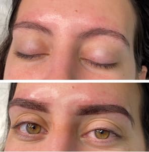 Eyebrow Tattoo result by Luxe Beauty Ink in Plantation, FL