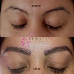 Eyebrow Tattoo result by Luxe Beauty INK LLC in Albuquerque, NM
