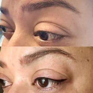Eyebrow Tattoo result by Luxe Beauty INK LLC in Albuquerque, NM