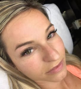 Eyebrow Tattoo result by Luxe Beauty Studio in Eau Claire, WI