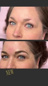 Eyebrow Tattoo result by LUXE Brow + Lash in Round Rock, TX
