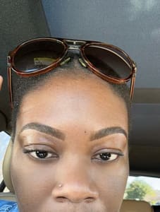 Eyebrow Tattoo result by Luxe Brow Studio in Woodbridge, VA