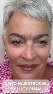 Eyebrow Tattoo result by Luxe Brows PMU Studio in Decatur, IL
