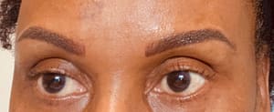 Eyebrow Tattoo result by Luxe Cosmetics LLC in Huntsville, AL